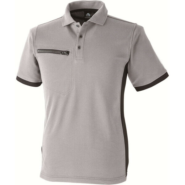 シーズクラブ 1711 リフレクション半袖ポロ(シルバー 4L) 1711-26-4L C's CLUB