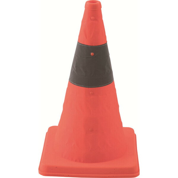 シーズクラブ 0335 伸縮式三角コーン 41cm(蛍光オレンジ S) 0335-96-S C's CLUB