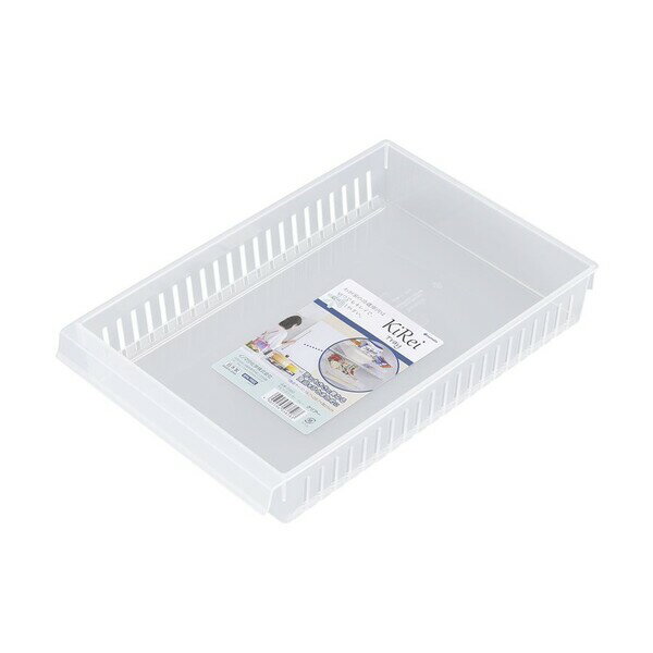 イノマタ化学 キレイストッカートレー(クリアー) #382 inomata バスケット　小物収納　整理　収納ケース　小物入れ　カゴ　かご [382イノマタ]