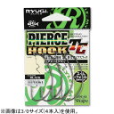 ピアスフックTC HPH061 5/0サイズ TCブラック 4ホン RYUGI ピアスフックTC HPH061 5/0サイズ TCブラック 4本 リューギ PIERCE HOOK TC オフセットフック