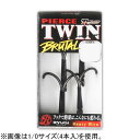 ピアスツインブルータル HPT120 6サイズ TCブラック 6ホン RYUGI ピアスツインブルータル HPT120 6サイズ TCブラック 6本 リューギ PIERCE TWIN BRUTAL ツインフック