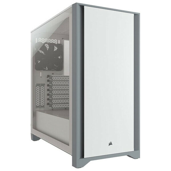 CORSAIR（コルセア） ミドルタワー型PCケース4000D Tempered Glass White（ホワイト） 4000D Tempered Glassシリーズ CC-9011199-WW