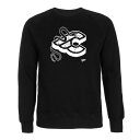 605055-000043 チネリ クルーネック スウェット (ブラック・サイズ:L) cinelli MIKE GIANT BLACK CREWNECK SW...
