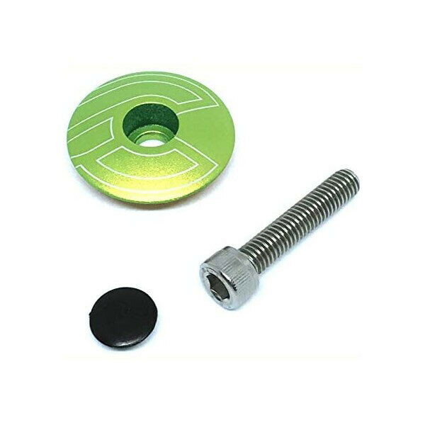605010-TCAPGRE チネリ トップキャップ　（グリーン） cinelli　TOP CAP GREEN WITH BOLT ＆ PLUG