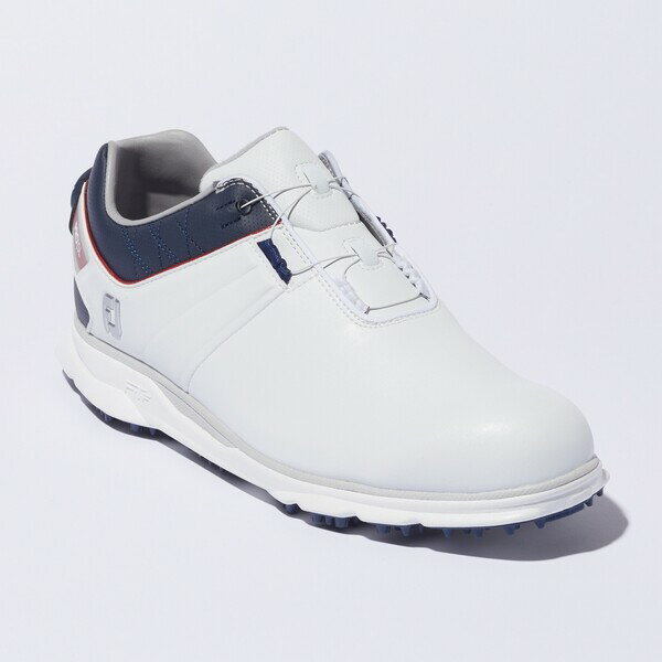 53086W080 フットジョイ メンズ・スパイクレス・ゴルフシューズ(ホワイト×ネイビー×レッド・26.0cm) footjoy FJ プロ/エスエル コア BOA