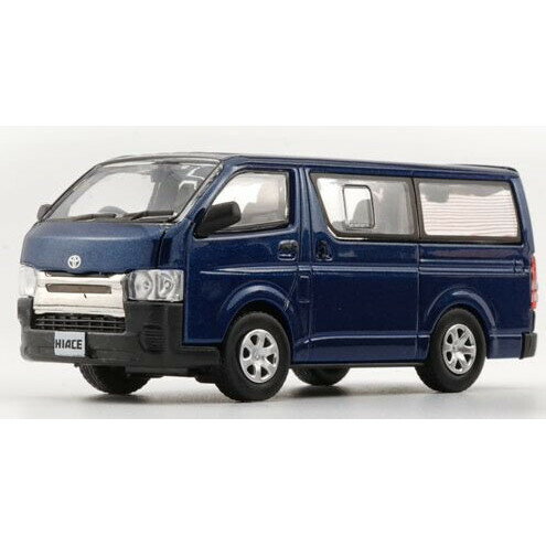 BM CREATIONS 1/64 トヨタ ハイエース KDH200V 2015 ダークネイビー LHD【64B0147】 ミニカー