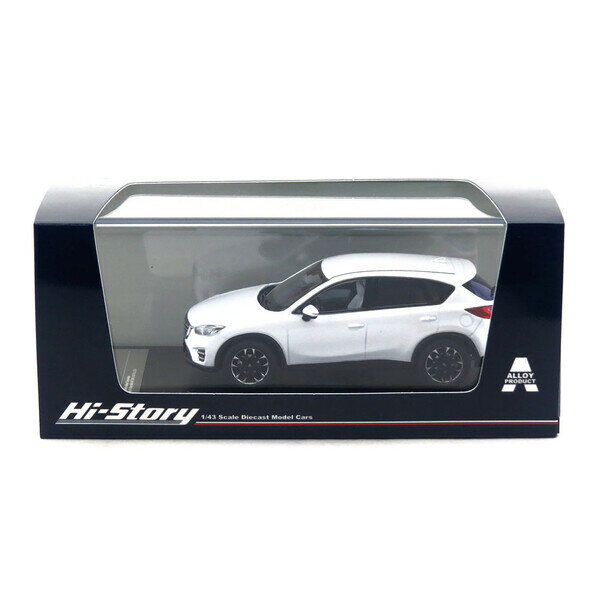 ハイストーリー 1/43 MAZDA CX-5 (2015) クリスタルホワイトパールマイカ【HS136WH】 ミニカー