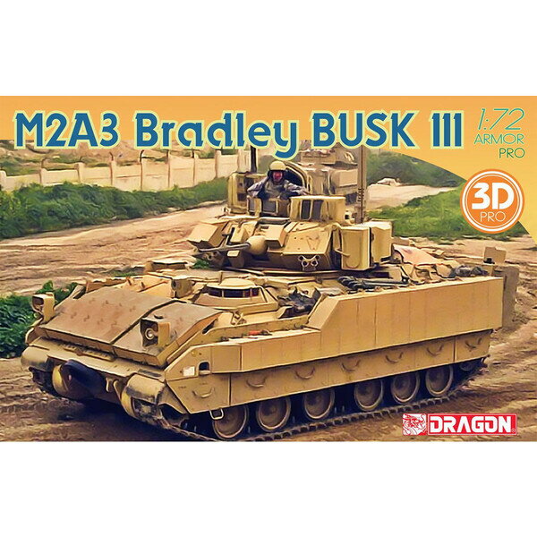 ドラゴンモデル 1/72 アメリカ軍 歩兵戦闘車 M2A3 ブラッドレー BUSK III 3Dパーツ付属【DR7678】 プラモデル