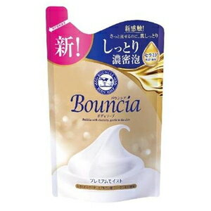 しっとり濃密泡 Bouncia 詰替 バウンシア ボディソープ プレミアムモイスト つめかえ用 340mL 牛乳石鹸共進社 バウンシアBSプレミアムモイストカエ