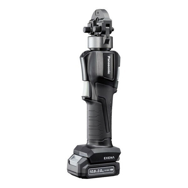 パナソニック 充電圧着機 10.8V 2Ah電池セット (黒) EZ1W31F10S-B EXENA(エグゼナ) EXENA エグゼナ