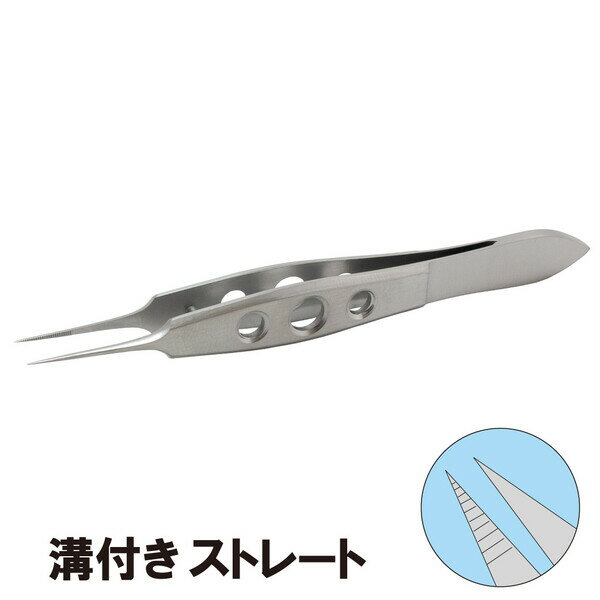 ミネシマ マイクロピンセット (ストレート) 【F-90】 工具