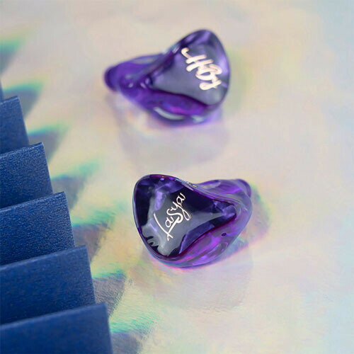 有線イヤホン HiByMusic Lasya パープル イヤホン 有線 ハイビィ IEM hiby