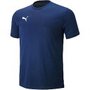 PAJ-656335-03-L プーマ サッカー・フットサル用 トレーニングシャツ 半袖(ピーコート・サイズ:L) PUMA