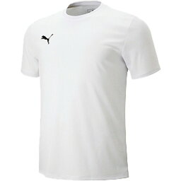 PAJ-656335-01-L プーマ サッカー・フットサル用　トレーニングシャツ　半袖（ホワイト・サイズ：L） PUMA