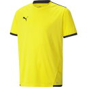 PAJ-705144-07-150 プーマ サッカー・フットサル用 ジュニア ゲームシャツ(サイバーイエロー・サイズ:150cm) PUMA TEAMLIGA