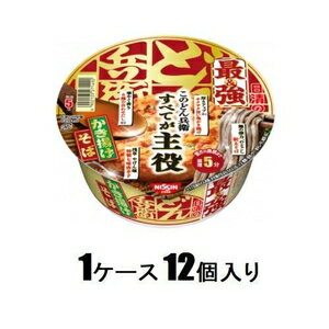 日清の最強どん兵衛 かき揚げそば 101g（1ケース12個入