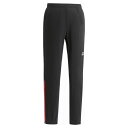 YO-FW6006-187-M ヨネックス サッカー・フットサル用 トレーニングロングパンツ(ブラック/レッド・サイズ:M) YONEX