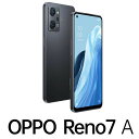 【正規販売店】 OPPO（オッポ） OPPO Reno7 A（SIMフリー版）- スターリーブラック CPH2353 BK(RENO7 A)