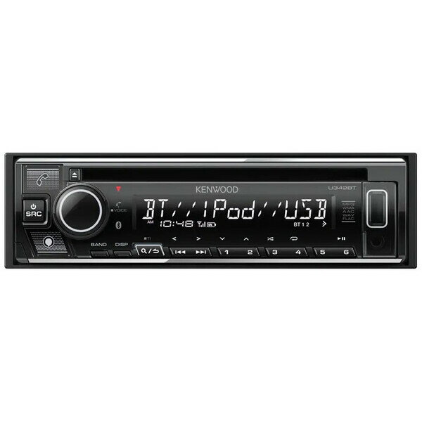 U342BT ケンウッド CD/USB/iPod/Bluetoothレシーバー1DIN KENWOOD