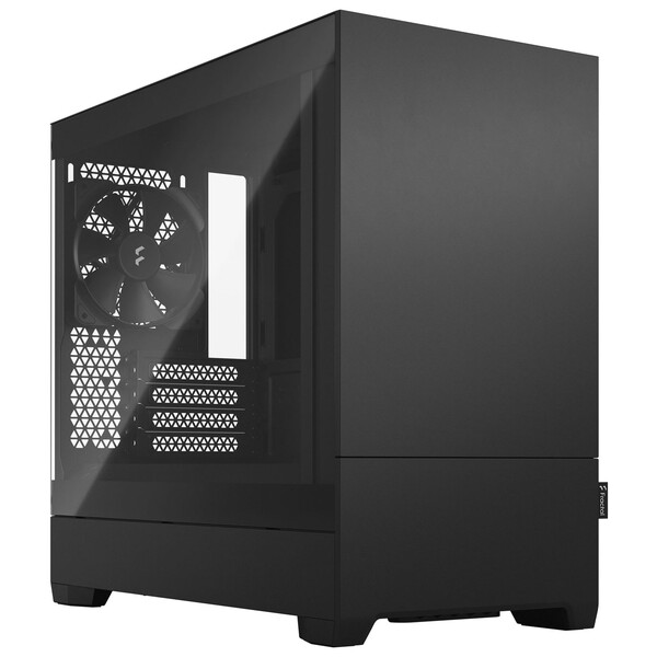 Fractal Design（フラクタルデザイン） ミニPCケース Pop Mini Silent Black TG Clear Tint Pop Mini Silentシリーズ FD-C-POS1M-02