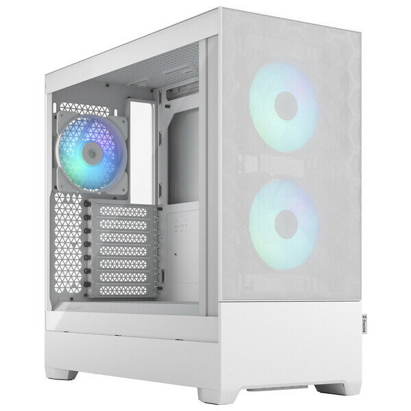 Fractal Design（フラクタルデザイン） ミドルタワー型PCケース Pop Air RGB White TG Clear Tint FD-C-POR1A-01