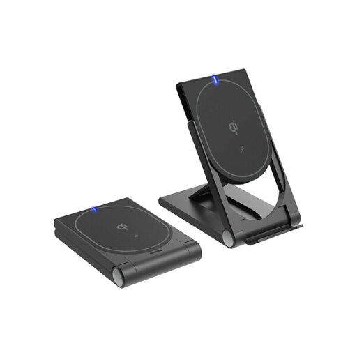 カシムラ QI対応 ワイヤレス充電器 2WAY 最大10W(ブラック) KW-26 カシムラ QI対応 ワイヤレス充電器 2WAY 最大10W(ブラック) KW-26