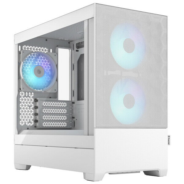 Fractal Design（フラクタルデザイン） ミニPCケース Pop Mini Air RGB White TG Clear Tint FD-C-POR1M-01