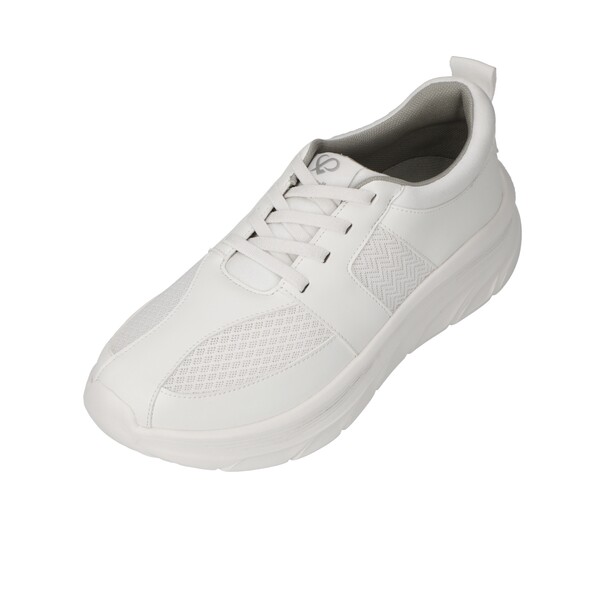 PW0601-002-25.0 Pure Walker レディース 厚底シューズ（ホワイト・サイズ：25.0cm） ピュアウォーカー