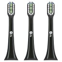 infly 電動歯ブラシ 替えブラシ(ブラック) IF-PT02RB03BK QCY infly PT02