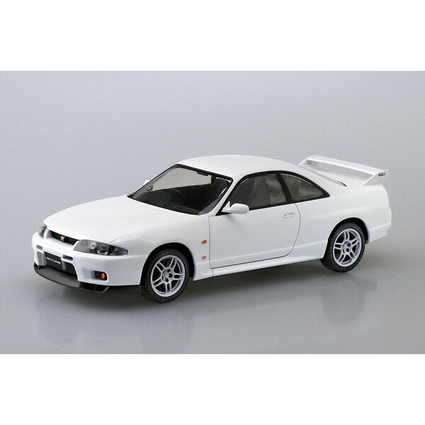 アオシマ 1/32 ザ・スナップキット No.15-C ニッサン R33スカイラインGT-R(ホワイト） プラモデル