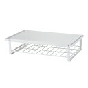 電子レンジラック REW-1 平安伸銅 レンジ上ラック 幅46×高さ11×奥行29.5cm(マットホワイト) MICROWAVE OVEN RACK REW1ヘイアンシンドウ