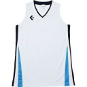 CB381701-1129-M コンバース レディースゲームシャツ(ホワイト/ネイビー・サイズ:M) CONVERSE