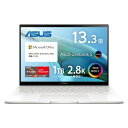 ASUS エイスース 13.3型 ノートパソコン ASUS Zenbook S 13 OLED UM5302TA Ryzen 7 16GB 1TB SSD Officeあり リファインドホワイト UM5302TA-LX143WS