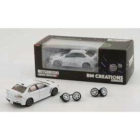 BM CREATIONS 1/64 三菱 ランサー EVO X ホワイト (LHD)【64B0247】 ミニカー