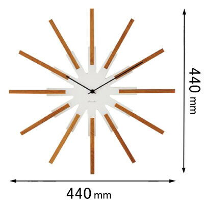 インターフォルム 掛け時計 INTERFORM Sirio シリオ ウォールクロック（ホワイト） CL-3346WH [CL3346W..