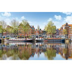 アップルワン パズルでめぐる世界旅行 運河と伝統の街 アムステルダム（オランダ） 1000ピース【1000-877】 ジグソーパズル