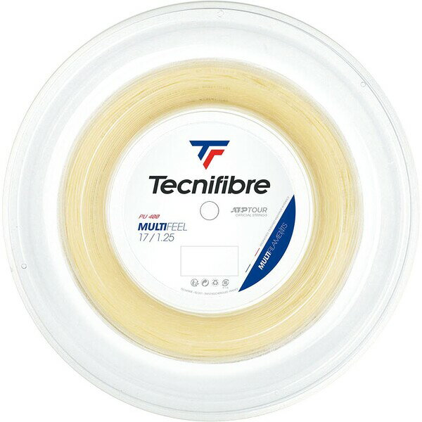 Tecnifibre(テクニファイバー) 硬式テニス用ストリング MULTIFEEL 1.30（ナチュラル・サイズ：200m） T..