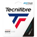 TCF-04GRA120XC Tecnifibre(テクニファイバー) 硬式テニス用ストリング RAZOR CODE 1.20（カーボン・サイズ：12m）