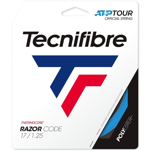 Tecnifibre(テクニファイバー) 硬式テニス用ストリング RAZOR CODE 1.25（ブルー・サイズ：12m） TCF-04GRA125XU