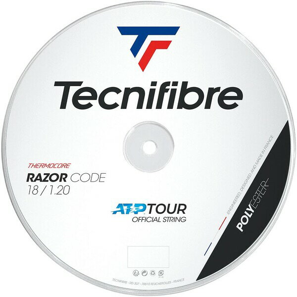 Tecnifibre(テクニファイバー) 硬式テニス用ストリング RAZOR CODE 1.30（ブルー・サイズ：200m） TCF-04RRA130XU