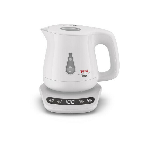 ティファール アプレシア KO8401JP ティファール（T-FAL） 電気ケトル　0.8L　ホワイト アプレシア　ロック　コントロール [KO8401JP]