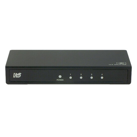 RS-HDSP4P-4KZ ラトックシステム 4K60Hz対応 HDMI分配器【1入力・4同時出力】 RATOC