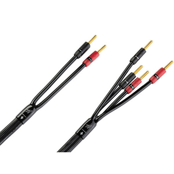 オーディオクエスト 完成品スピーカーケーブル（1.5m・両端バナナプラグ・シングルバイワイヤ・ペア）《Rocket11》 RKT11/1.5M/B/SBW audioquest“Rocket11”