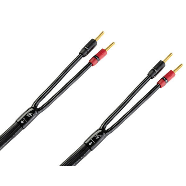 オーディオクエスト 完成品スピーカーケーブル（2.0m・両端バナナプラグ・ペア）《Rocket11》 RKT11/2M/B audioquest“Rocket11”