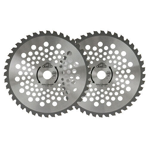 セフティ-3 ハイグレードチップソー2枚組 255mm×40PJIS ハイグレ-ドチツプソ255MM2P セフティ-3