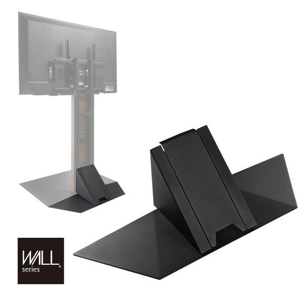 ナカムラ WALLテレビスタンド V3ハイタイプ専用 コーナー自立ベース（サテンブラック） WLBS96119 EQUALS