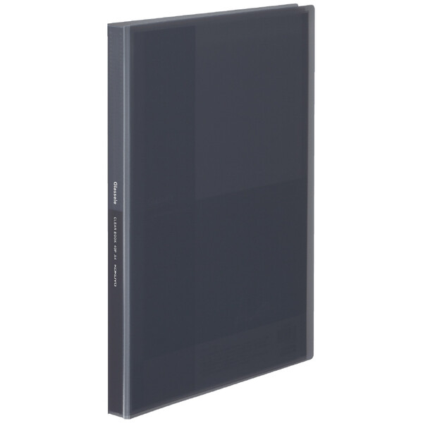 コクヨ クリヤーブック グラッセル A4 40枚 D（ブラック） ラ-GL40D