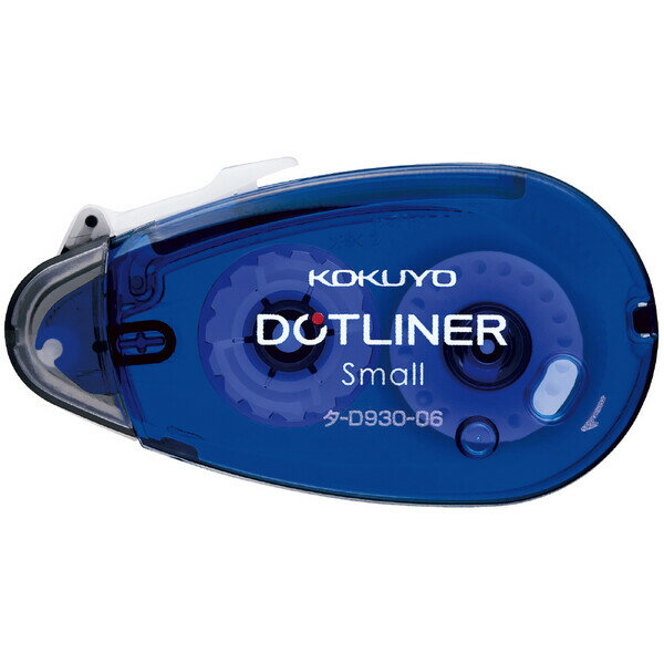 コクヨ テープのり ドットライナー スモール 青 使い切り 強粘（ブルー） タ-D930-06B