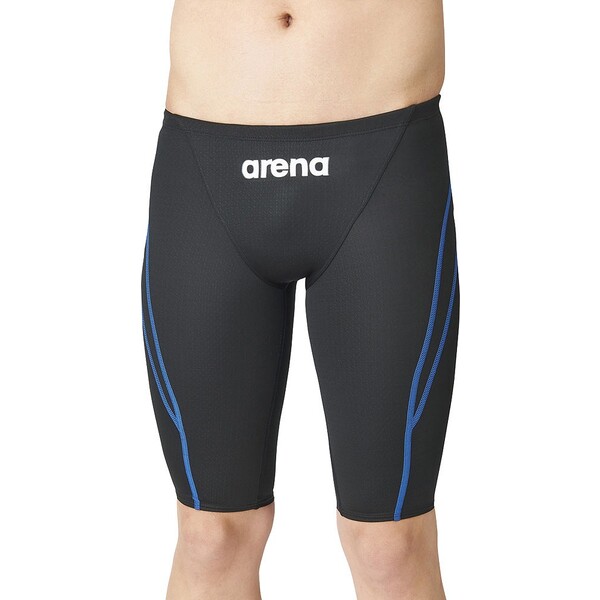 ARN1022M-BKBU-S アリーナ 男性用 競泳水着 ハーフスパッツ(ブラック・サイズ:S) 【FINA承認】 arena アクアアドバンスト