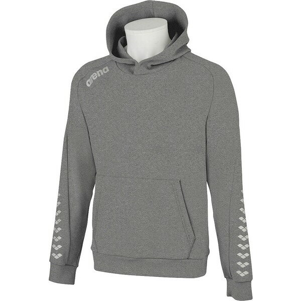 アリーナ スウェットパーカー（グレイモク・サイズ：M） ARN1330-GRM-M arena